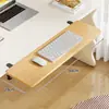 Tablero de extensión para escritorio, escritorio de oficina sin taladrar, organizador de escritorio expandible, plegable, ampliado y alargado, tablero de extensión con reposabrazos