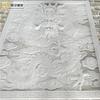 Tela de mural em relevo de escultura em pedra de mármore branco flores desabrochando lótus rico peixe escultura de solo figura de parede pinho Hebi escultura de sombra