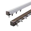 Ingeniería riel recto de aleación de aluminio silencioso para cortina riel simple doble montaje superior montaje lateral deslizador de cortina fábrica mayoreo