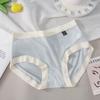 Ropa interior fina de verano sin marcas para mujer, de algodón antibacteriano, transpirable, con entrepierna, pantalones cortos finos de cintura media para verano.