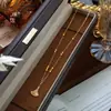 Colar de Contas Douradas com Design de Escamas de Dragão e Embelezamento Completo de Diamantes, Mesmo Estilo da Loja de Ouro Puzuo, Corrente para Clavícula Minimalista Simples e Elegante para Mulheres