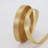 Cinta de Satén de Poliéster Encriptada de un Solo Lado de 1 cm, Cinta para Empaque de Flores, Caja de Pasteles, Cinta para Regalos de Dulces de Boda, Mayoreo