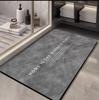 Tapete de piso absorbente desechable de lodo de diatomeas para entrada del hogar, baño, cocina, tapete de piso grande de goma antideslizante
