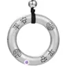 Colgante Hebilla de Seguridad Estilo Étnico Plata Tailandesa Retro para Hombres y Mujeres, Collar Retro Bendición del Año Animal, Regalo del Año de la Serpiente