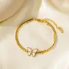 [Collar + Pulsera + Pendientes] Diseño de Nicho Personalizado Europeo y Americano Transfronterizo Conjunto de Joyería de Acero de Titanio Estilo Frío Venta al por Mayor