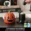 Adorno de piedra aromática difusora con forma de calabaza divertida, piedra aromática de cristal para uso doméstico, cristal de fragancia interior sin llama, de larga duración