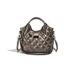 26 Bolsos de Hombro Versátiles de Moda Primavera, Bolsos Cruzados para Mujer, Bolsos Cubo con Patrón de Diamantes, Bolsos Pequeños Estilo Chanel, Estilo para Viajar al Trabajo