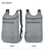 Mochila portátil nueva transfronteriza ligera plegable color liso mochila escolar para estudiantes capacidad grande para exteriores Mochila Deportiva
