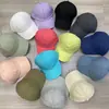 Gorra de Béisbol Lisa Fina de Secado Rápido para Mujer, Gorra Deportiva Suave para Correr al Aire Libre para Hombre, Gorra de Protección Solar de Color Caramelo para Parejas