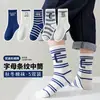 Nuevos estilos de otoño e invierno de calcetines para niños: Calcetines de algodón peinado grado A hasta la pantorrilla, con lindos diseños de caricaturas, disponibles para niñas, bebés y niños, al por mayor