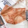 Bragas Triángulo Lejianni Amigables con la Piel, Transpirables, Ligeras, Sin Costuras, Ropa Interior Jacquard de Encaje Sexy y Caliente Semitransparente para Mujer