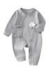 Roupas para Recém-Nascidos para Primavera e Outono, Macacão Antibacteriano Classe A, Roupa Estilo Borboleta, Macacão de Bebê, Pijama Justo, Roupa de Engatinhar para Bebê