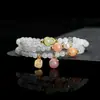 Pulseira de jade dourado com três círculos naturais feminina Yanyuan Xingshi pulseira de cabaça estilo chinês retrô multi-círculos joia de Ano Novo