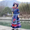 Novos Trajes de Performance Femininos Miao do Terceiro Dia de Março de Guangxi Zhuang Trajes Étnicos Trajes de Dança Tujia Yi