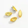 Zircônia de olho de cavalo 5*10mm com garra e pino de strass cor sintética zircônia em formato de olho de cavalo brilho flash cristal branco Zircônio