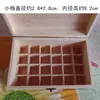 Caja de Almacenamiento Caja de Madera Madera Maciza 24 Compartimentos Botellas Gotero de 10ml Caja Organizadora Fábrica