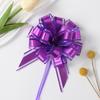 Exportación Transfronteriza Tamaño Mediano 30 Flor de Bola de Gasa Nieve Mate Regalo de Navidad Cinta para Empaque de Flores Apto para Arte Floral Metálico