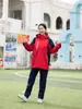 Conjunto de Jaqueta de Três Peças para Outono e Inverno Uniforme Escolar Conjunto de Uniforme de Classe para Estudante do Ensino Médio e Universitário Estilo Universitário Espessado