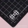Accesorios de resina de gato KT con lazo de cuadros vintage, accesorios para el cabello DIY con pegamento cremoso, ligas para el cabello, pinzas para el cabello, zuecos, fundas para teléfono