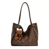 2026 Popular Bolso Retro para Viajar de Mujer Nuevo Otoño/Invierno Versátil Gran Capacidad Texturizado Impermeable Engrosado Bolso de Hombro Individual