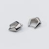Pendientes Nalan S925 de plata esterlina con diseño geométrico poligonal, estilo Ins, con temperamento personalizado, para mujer M04443