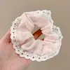 Acessório de cabelo elástico, estilo jovem, scrunchie moderno novo de 2025, headwear de tecido de malha elegante de verão para mulheres