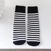 Calcetines Cálidos Rayados de Media Pantorrilla para Bebés, Calcetines Infantiles, Calcetines Largos Engrosados para Niños y Niñas en Otoño e Invierno
