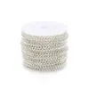 Cadena Fina de 2 mm Cadena Encriptada Cadena Lateral Cadena Retorcida Cadena de Extensión Semi-acabada Cadena Metálica Cadena para Accesorios de Joyería DIY