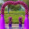 Arco de Flores para Casamento Arco de Flores de Seda Novo Modelo para Evento de Celebração de Inauguração de Loja Decoração de Arco de Casamento Arranjo de Flores Suporte de Flores