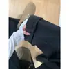 Jeans Negros Rectos Gruesos con Forro de Felpa para Mujer, Forma de Pera, Pantalones Anchos Adelgazantes de Cintura Alta para Invierno, Tallas Plus