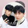 Aidou TNT Estrella DIY Alrededor de Liu Yaowen Debería Ayudar Bolsa DIY Colgante Joyería con Insignia de Película Brillante Láser