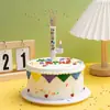 Velas de Cumpleaños de Celebridad de Internet para Niños Creativa Sorpresa Flor de Loto Giratoria Cantante en Flor Decoraciones para Pastel