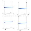 Equipamento de treinamento de barreira para cães de salto de barreira para animais de estimação transfronteiriços, equipamento de treinamento de agilidade para cães