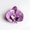 9.5cm simulación cabeza de flor Phalaenopsis tacto PU pasador corona boda diy decorativo mesa de postres fabricantes mayorista