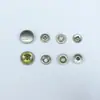 Botões de Pressão Ykk, Botões de Pressão Simples de Latão, Botões Ocultos para Jaquetas de Penas, Casacos, Bolsas, Botões de Metal em Estoque