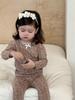 Pijamas para Niños Otoño Conjunto para el Hogar 2025 Ropa de Otoño Estilo Coreano Ropa para Niños Pijamas Ropa para el Hogar para Niñas Conjunto de Dos Piezas