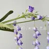 Campanilla de Viento Flor de 3 Puntas Colgante Decoración de Boda Hotel Diseño de Exhibición en Centro Comercial Ramo de Cabezas de Flores Pequeñas Ramo de Fábrica