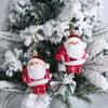 Decorações de Natal Meia de Natal de Plástico Pingentes de Bengala Doce Pequenos Enfeites Enfeites Pendentes Adereços de Layout para Decoração de Árvore de Natal