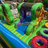 Castelo Inflável, Trampolim Inflável Infantil para Exterior, Equipamento de Diversão, Escorregador, Barraca de Parque ao Ar Livre, Trampolim, Castelo Travesso