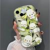 Jabón Lindo Pacha Adecuado para Apple 13/14/15Promax Funda para Teléfono Móvil Iphone12 Dibujos Animados Transparente 16 Suave