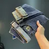 Otoño 2026 Nuevos Jeans para Hombre de Gama Alta Modernos Estampados Ajustados Pierna Recta Pequeña Moda Casual Versátiles Pantalones Largos