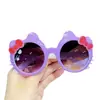 Gafas de Sol para Niñas, Lazo de Dibujos Animados, Gafas de Sol de Moda Tendencia, Gafas de Sol Anti-UV de Juguete para Niñas Pequeñas