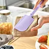 Espátula de Silicone Grau Alimentício para Confeitaria Espátula Grande para Bolo Creme Alisamento Misturador Resistente a Altas Temperaturas Espátula Integrada para Uso Doméstico