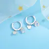 Pendientes Largos Doble Mariposa Huecos Estilo Francés, Diseño de Nicho, Pendientes Exquisitos y Versátiles, Accesorios para Orejas Elegantes y a la Moda