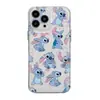 Funda de Teléfono Completa Temática de Stitch Adecuada para iPhone 17, Apple 16 Pro, Cartoon 15 Pro Max, Cute 13, 14 Pro