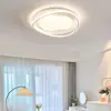 Lámpara de Techo Acrílica LED Tricolor Sin Aurora Protección Ocular Sala de Estar Dormitorio Pasillo Estudio Moderna Simple