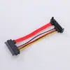 Cable de Datos para Disco Duro Sata Cable de Datos Sata7+15P Cable de Datos para Disco Duro Sata Macho a Hembra 22P Cable de Alimentación para Disco Duro