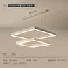 Uau, o Lustre da Sala de Estar é uma Luminária Moderna Minimalista Estilo Nórdico para a Sala de Jantar, Apresentando um Design Minimalista de Vela Branca, uma Grande Luminária Principal