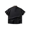 Roupa Masculina Beijie 2026 Verão Nova Camisa Polo Color Block com Lapela Masculina Tendência Patchwork Casual Manga Curta Camiseta Tee