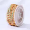 Cuerda Ruyi Dorada Boting de 2 mm Estilo Tibetano Cordón Trenzado de Hilo Dorado Teñido Degradado Rollo Pequeño de 7 m Cordón Trenzado Hecho a Mano Venta al Por Mayor
